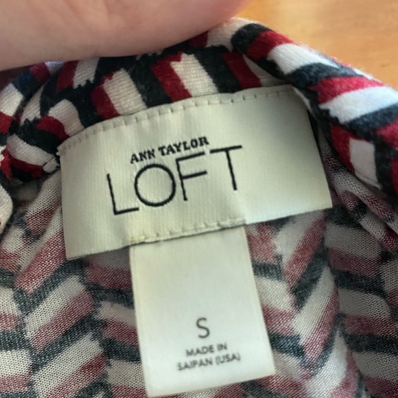 LOFT Collared Work Blouse - Picture 2 of 3